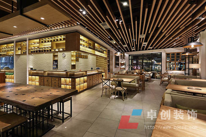 餐飲店面裝修設(shè)計圖片、餐飲店裝修效果圖、餐飲店裝修案例